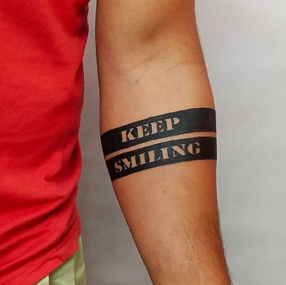 一组精致的臂环纹身图案欣赏