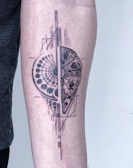 一组很有设计感的小清新纹身图案