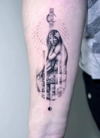 一组很有设计感的小清新纹身图案