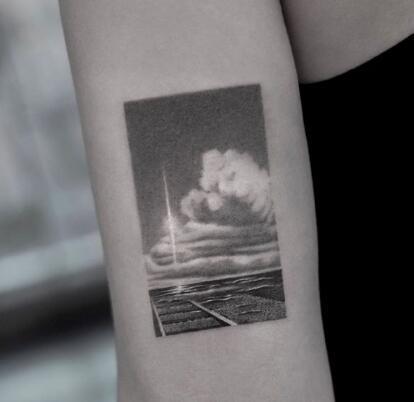 一组很有特色的黑白纹身图片