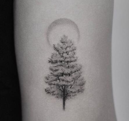 一组很有特色的黑白纹身图片