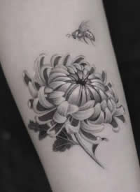 一组很有特色的黑白纹身图片