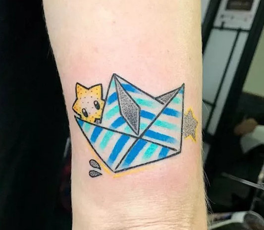 一组“童心未泯”的小可爱纹身