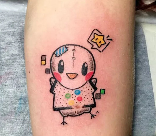 一组“童心未泯”的小可爱纹身