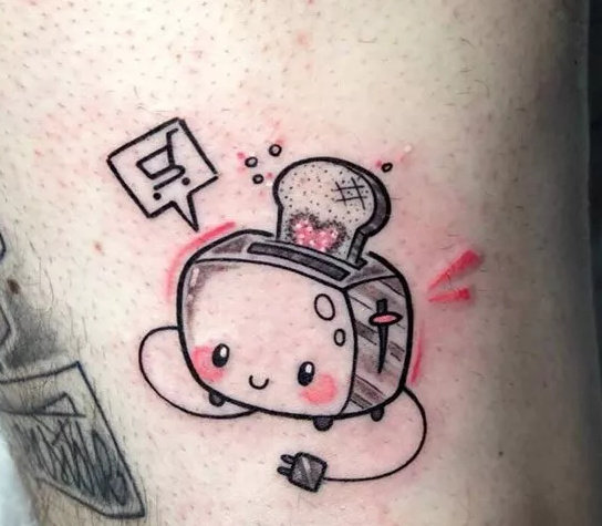 一组“童心未泯”的小可爱纹身