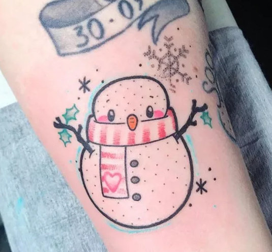 一组“童心未泯”的小可爱纹身