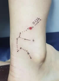 一组清新简约的纹身图片