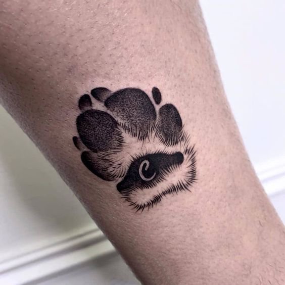 一组可爱的爪子纹身图片