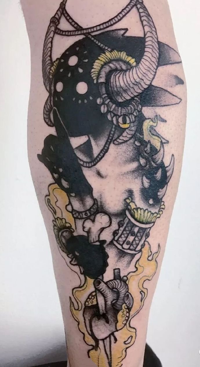 一组个性十足的暗黑纹身图片