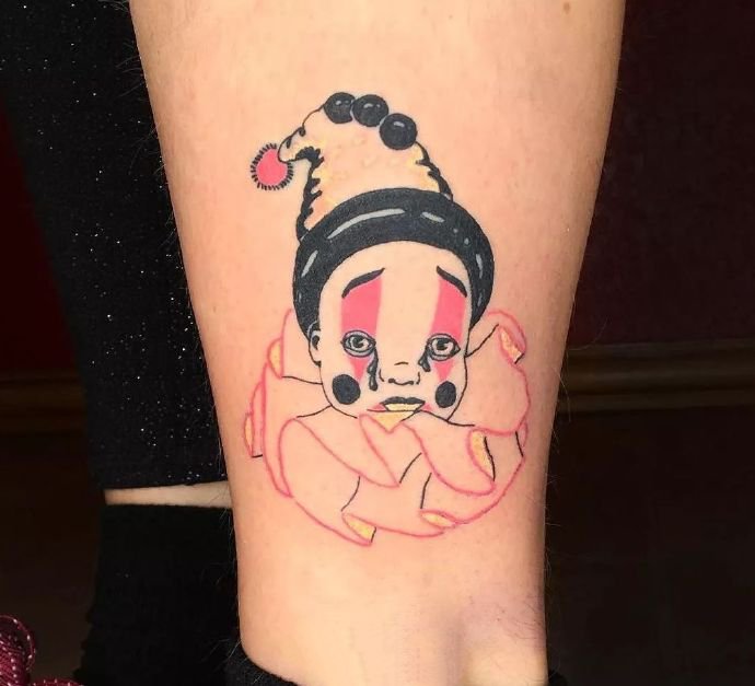 一组很有创意的卡通纹身图片