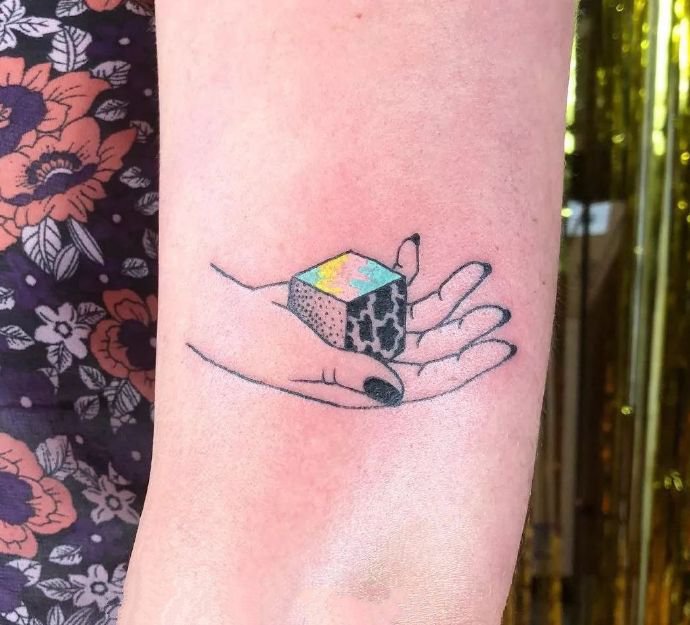 一组很有创意的卡通纹身图片