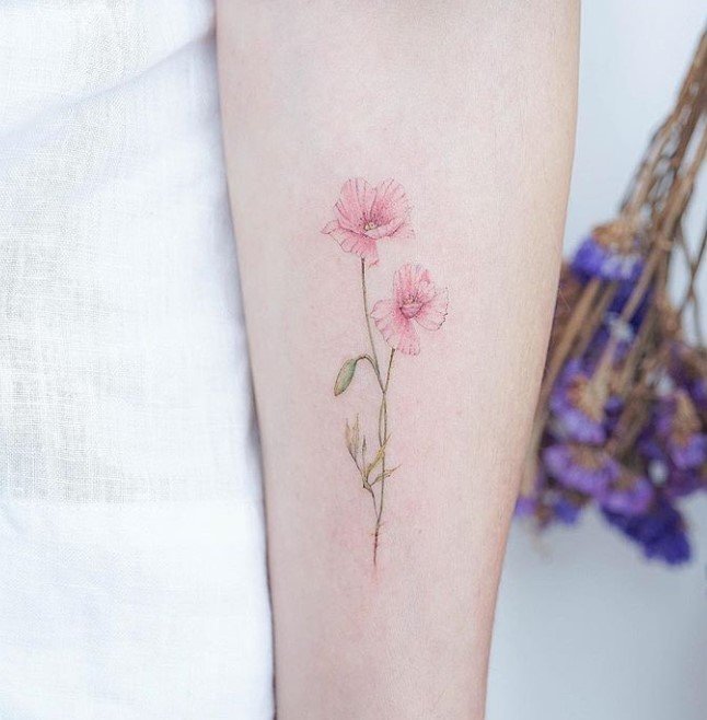 一组美爆了的小清新纹身图片