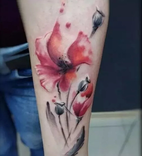 中国水墨风格的9组纹身作品赏析