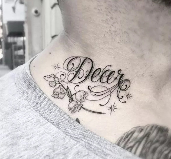 英文花体字纹身图片9张