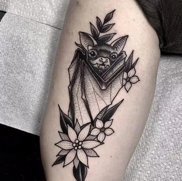 一组黑色纹身图案推荐，分外精致