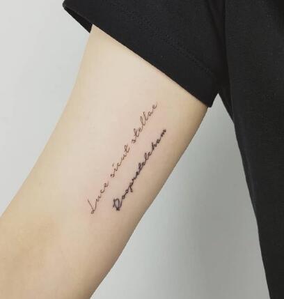 清新文艺的小纹身图案精选，低调有内涵