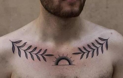 9张男神专属的锁骨纹身图案鉴赏