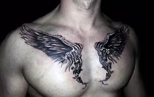 9张男神专属的锁骨纹身图案鉴赏