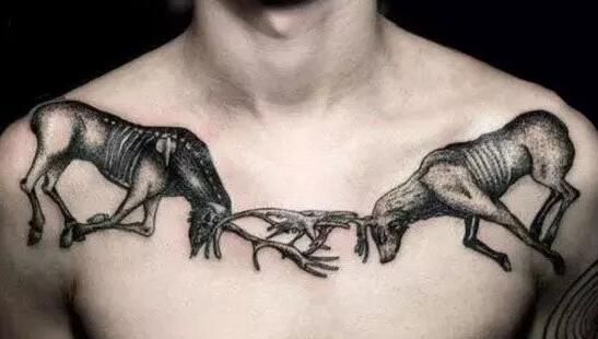 9张男神专属的锁骨纹身图案鉴赏