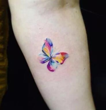 多彩色调的纹身图片，美丽极了