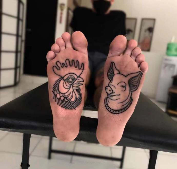 扎实且不失趣味的oldschool纹身图片9张