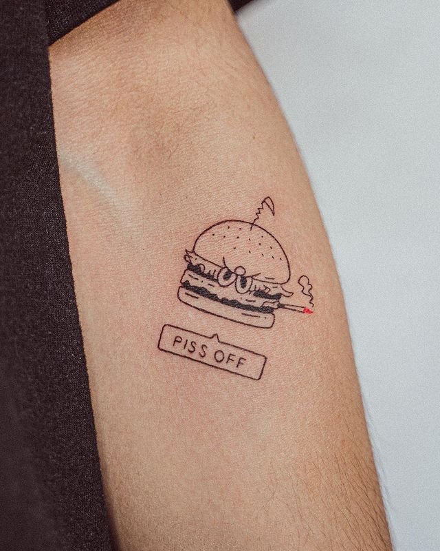 9张小巧可爱的卡通纹身图片