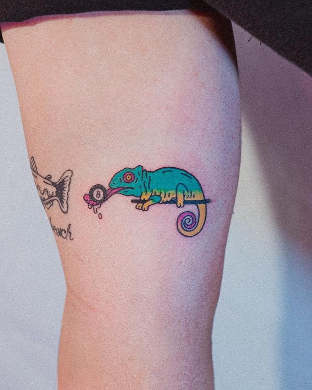 9张小巧可爱的卡通纹身图片