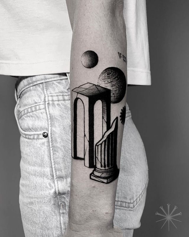 一组极具个性的创意纹身图片