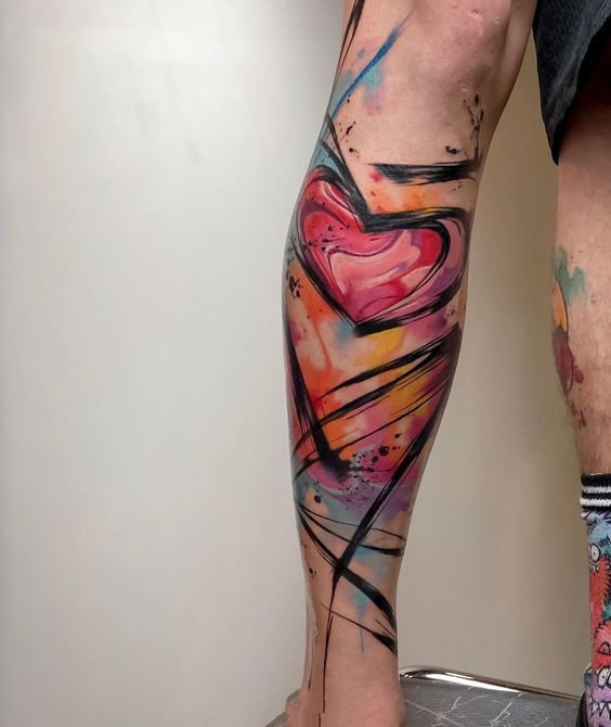 设计感十足的彩色纹身图片9张