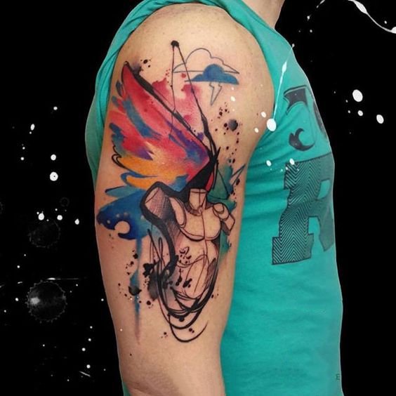 设计感十足的彩色纹身图片9张