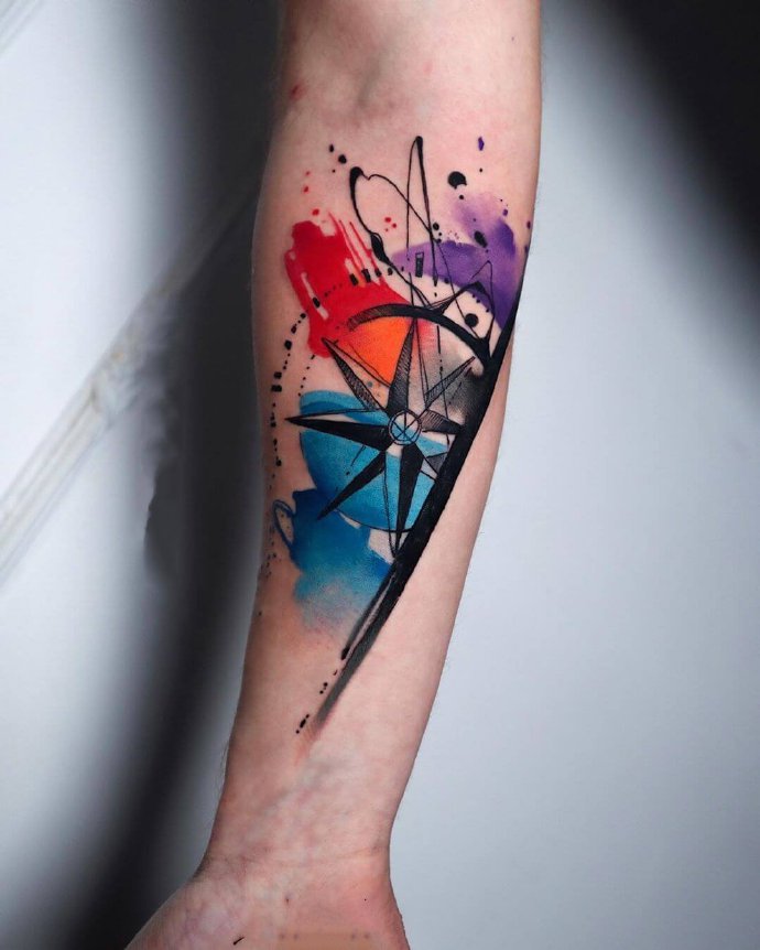 设计感十足的彩色纹身图片9张