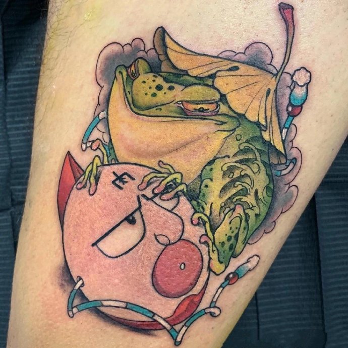 9张不错的彩色newschool纹身图片