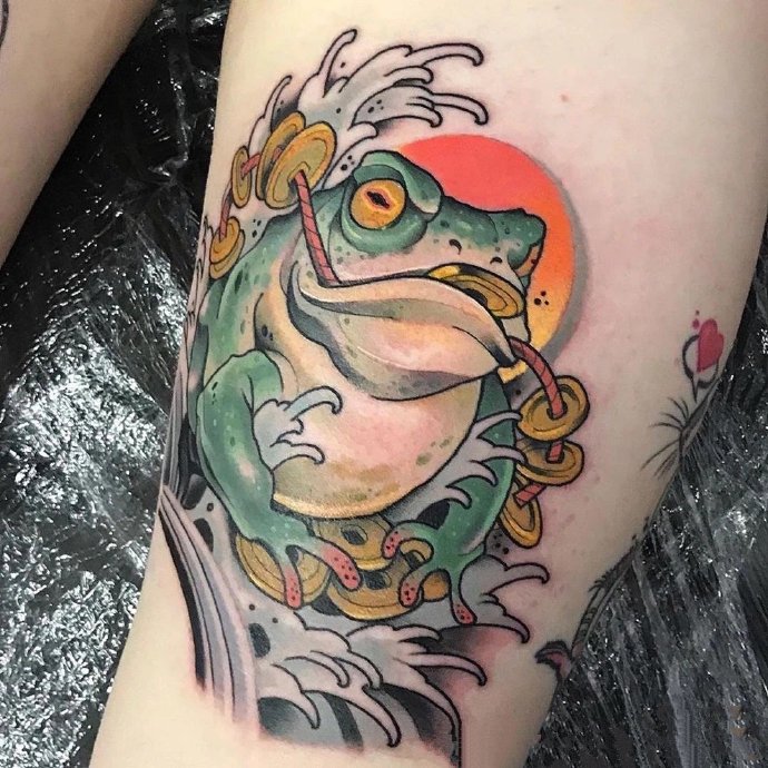 9张不错的彩色newschool纹身图片