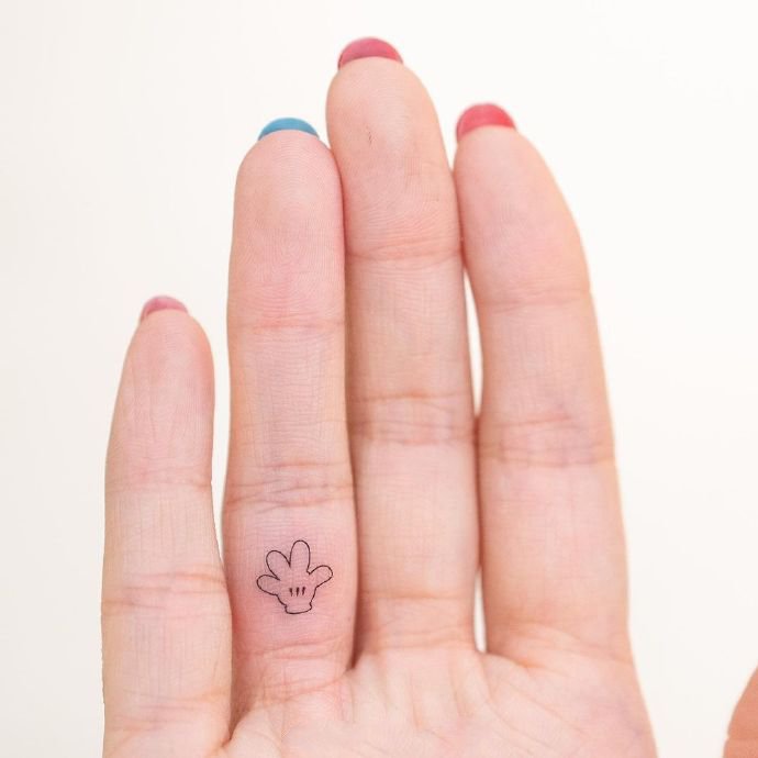 一组超级迷你的小纹身图片推荐