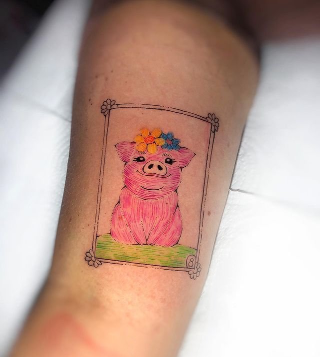 9张适合适合手臂上的卡通纹身图片