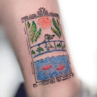 9张适合适合手臂上的卡通纹身图片