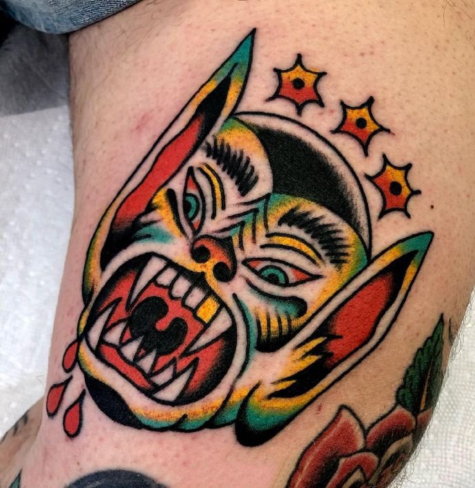 9张彩色的oldschool纹身图片