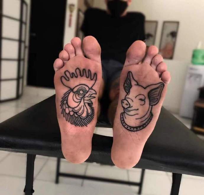 9张扎实且不失趣味的oldschool纹身图片