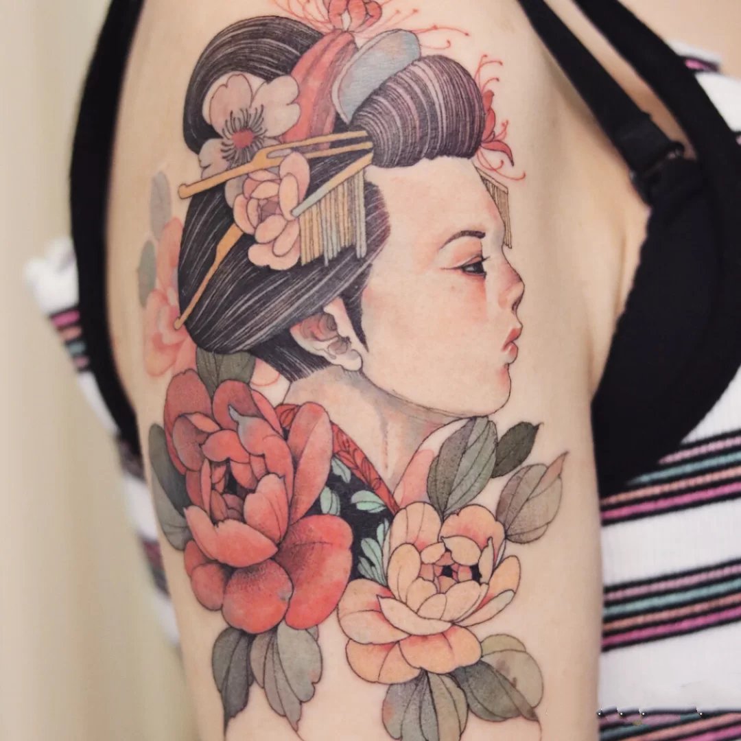 惊艳好看的日式纹身图片9张