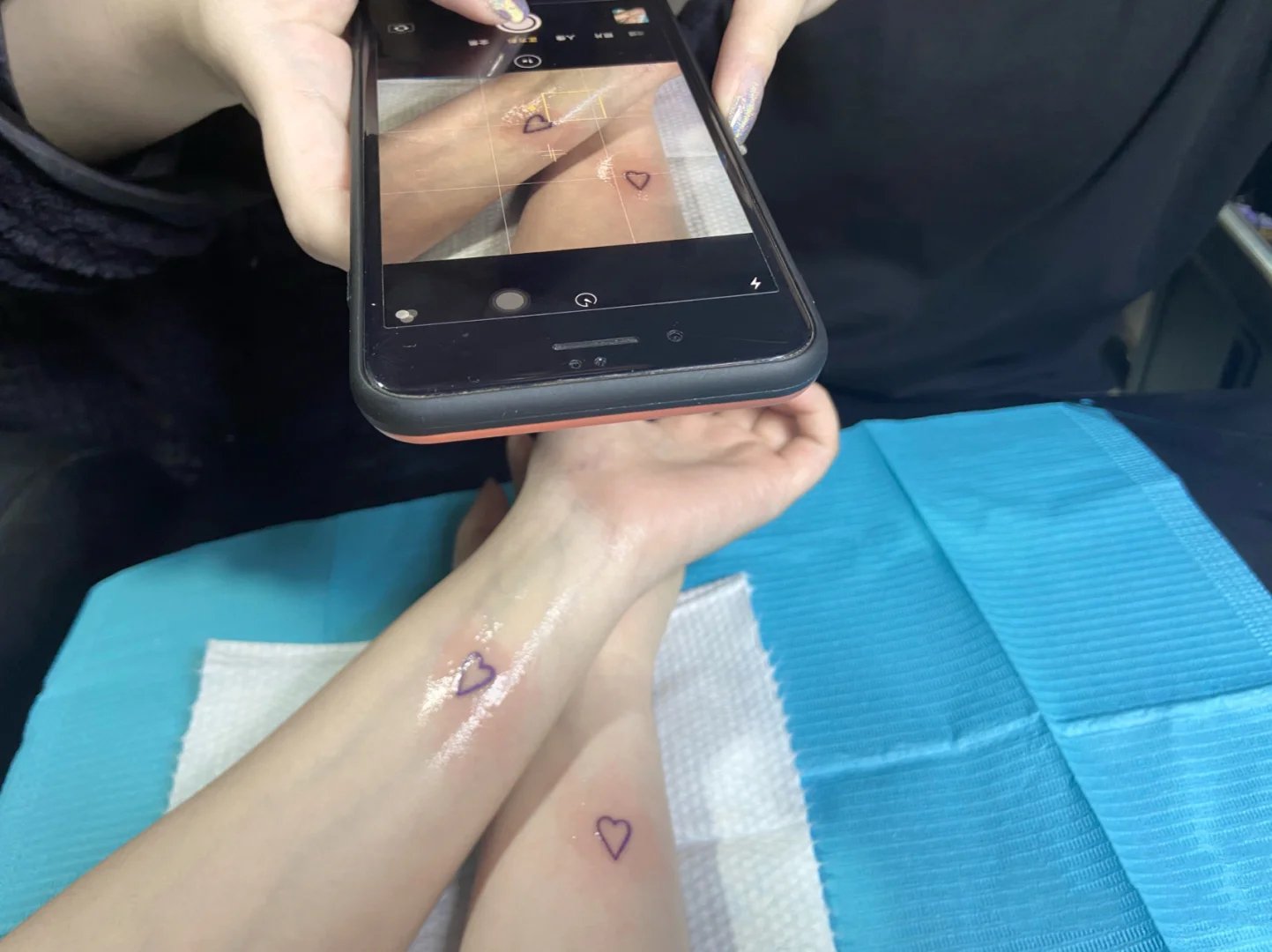 适合女生的爱心纹身图片9张