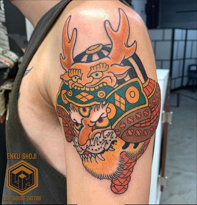 9张传统的日式风格纹身图片