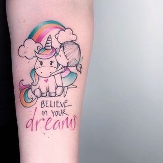 多姿多彩的彩色纹身图片9张