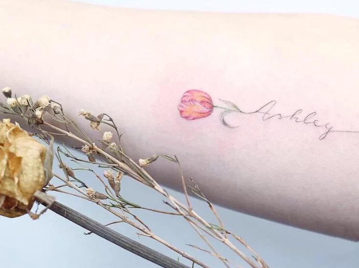 9张美丽梦幻的小清新纹身图片