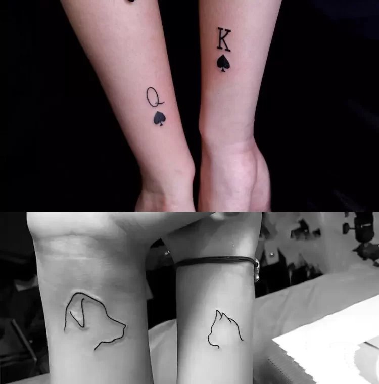 适合甜蜜恋人的9张情侣纹身图片