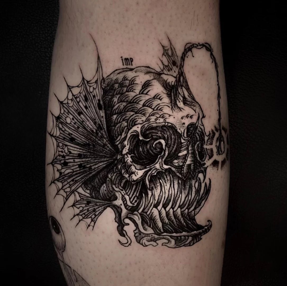 9张灵动可爱的鱼儿纹身图片