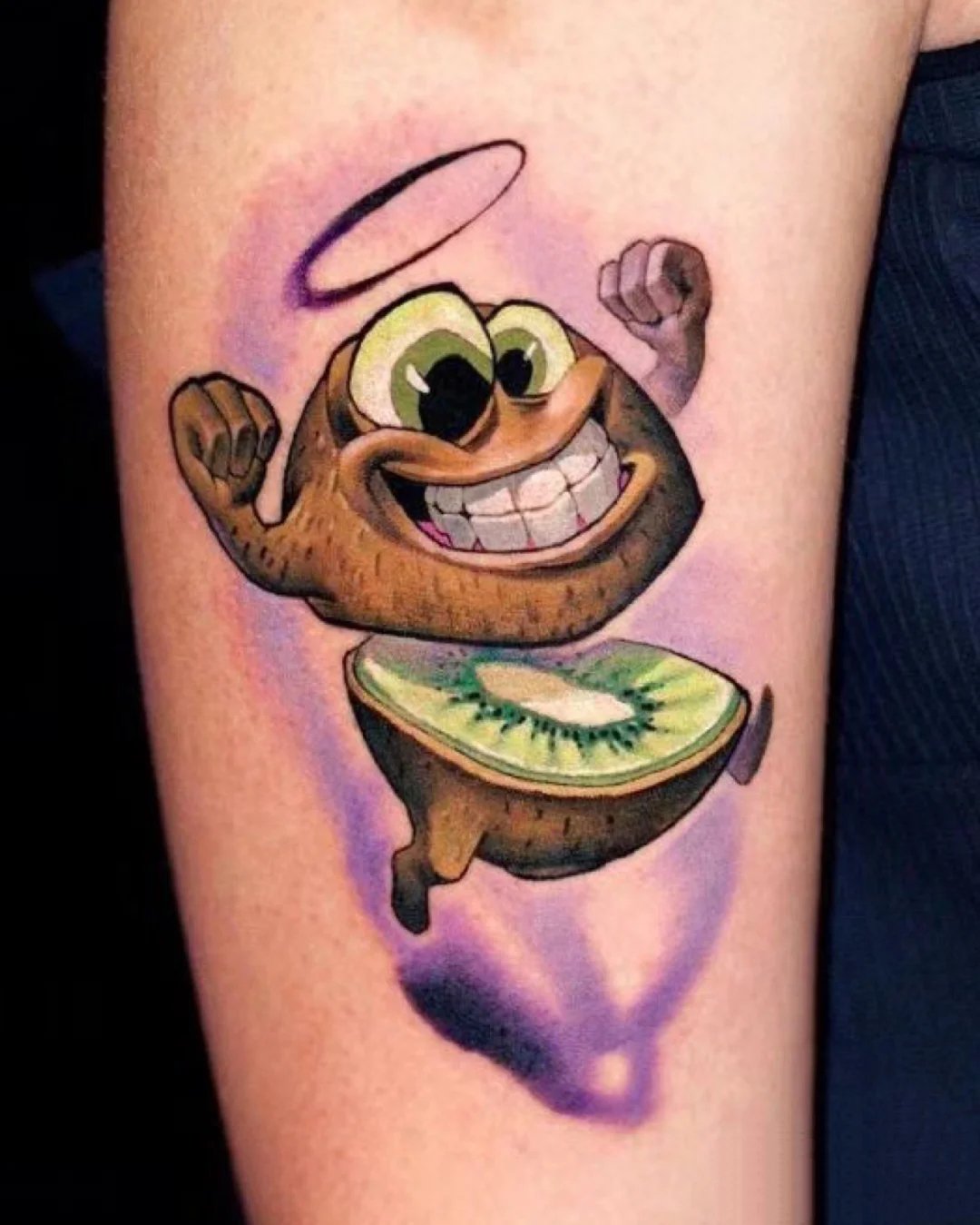 颜色鲜明多彩的水果纹身图片9张