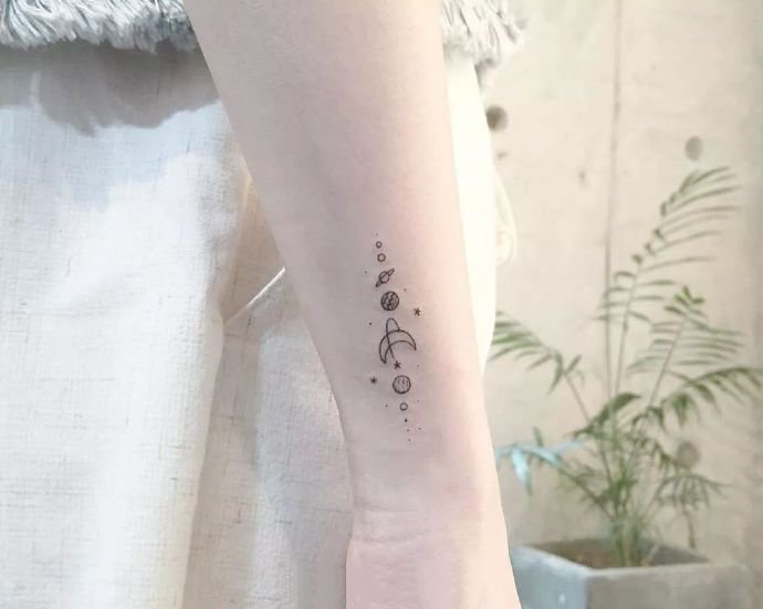 小巧简单的小清新纹身图片9张