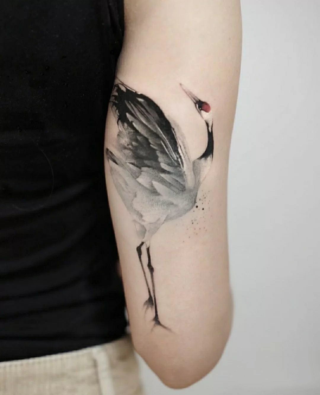 9张好看的水墨纹身图片