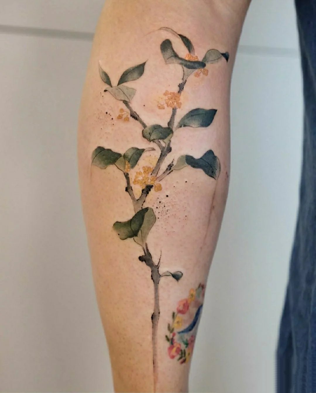 9张好看的水墨纹身图片