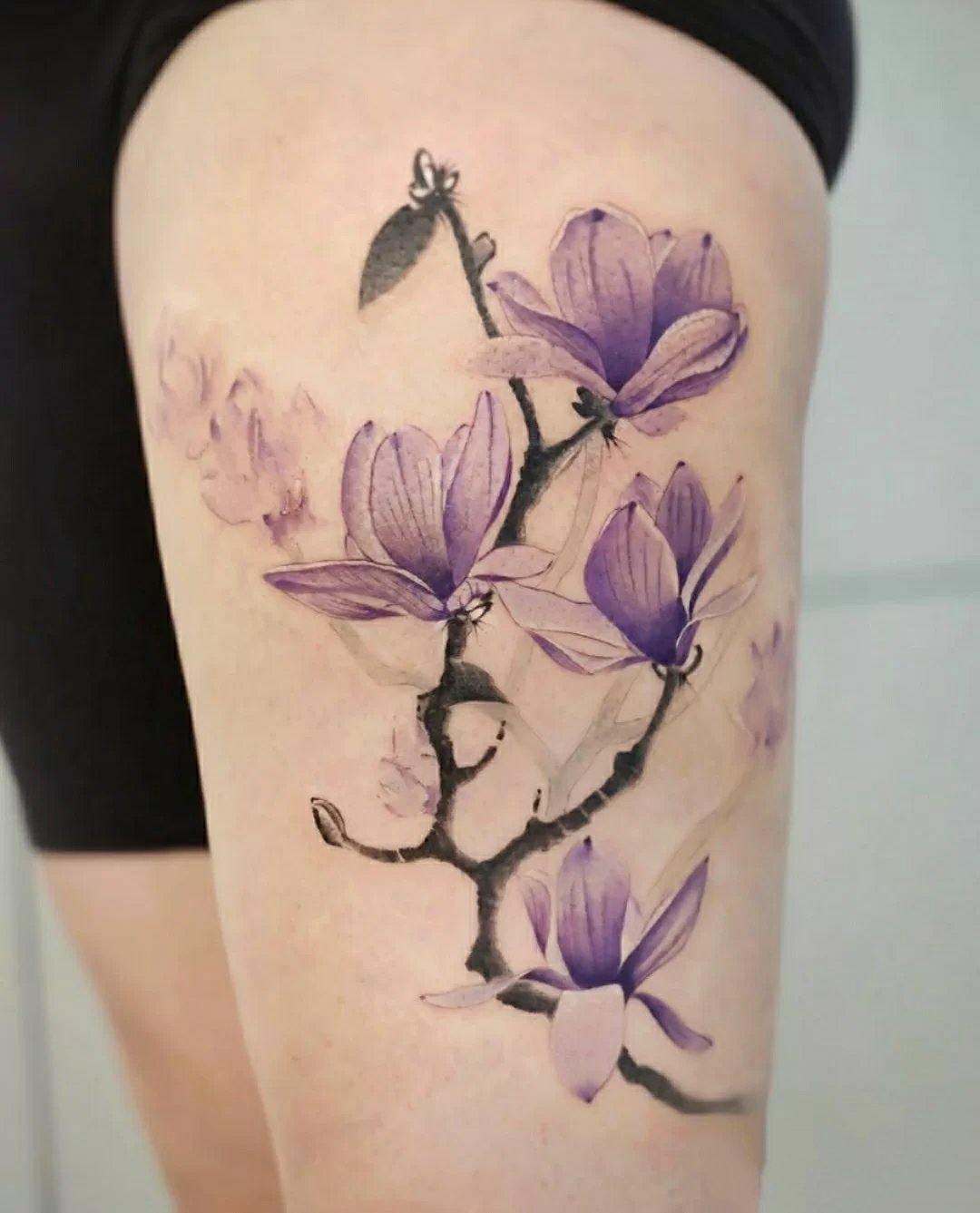 9张好看的水墨纹身图片